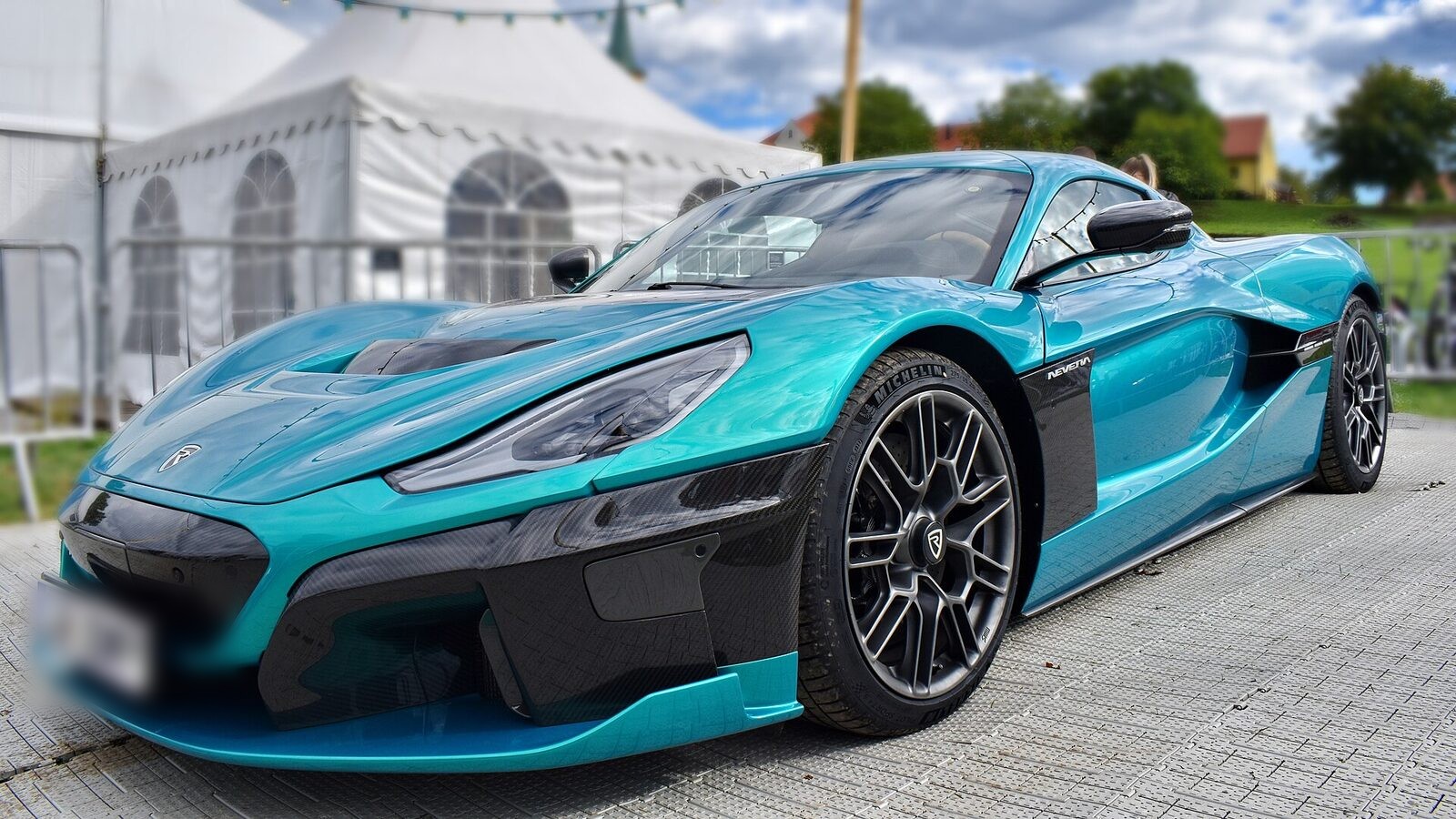Rimac Nevera three-quarter